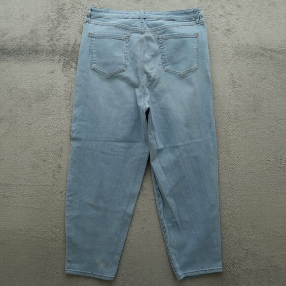 INC International Concepts Jeans Women's 16/33 High-Rise Tapered Leg 26" Inseam - Picture 11 of 16